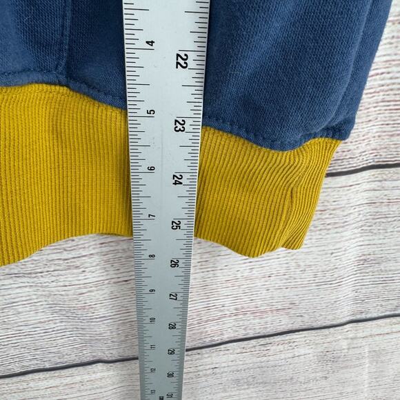 The North Face Colorblock Hoodie Sweatshirt Men's Size‎ Small Blue/Green/Yellow - Picture 12 of 14